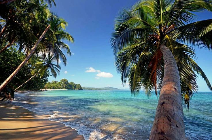 Beautiful tropical beach in Costa Rica